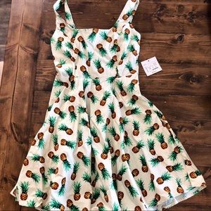 • Pineapple Summer Dress •
